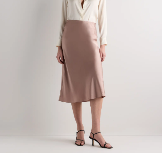 100% Washable Silk Skirt