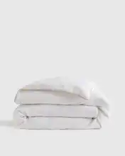 European Linen Piped Duvet Cover