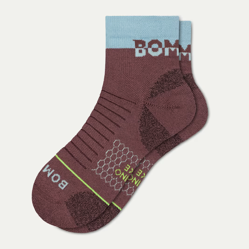 Men's Merino Wool Blend Hiking Quarter Socks