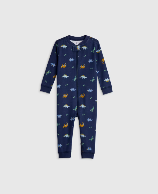 100% Organic Cotton One Piece Baby Pajama
