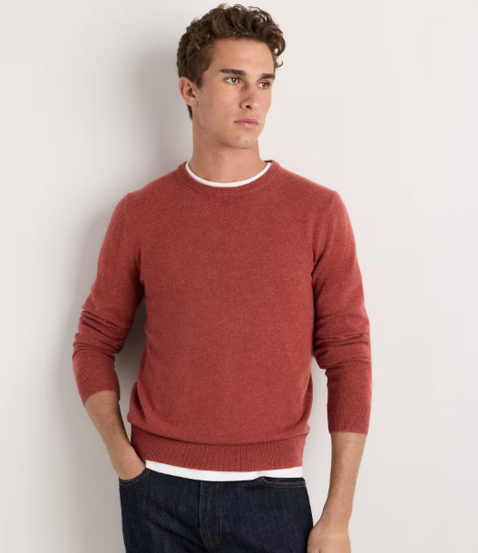 Mongolian Cashmere Crewneck Sweater
