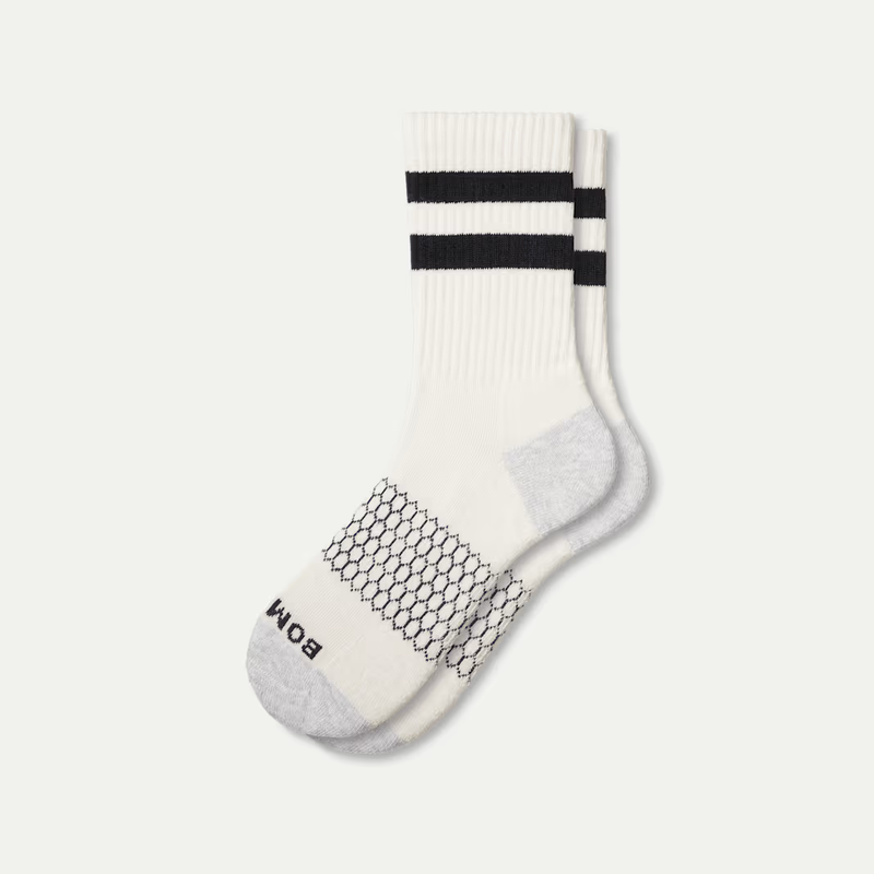 Women's Vintage Stripes Half Calf Socks
