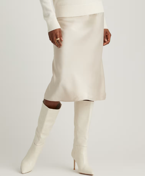 100% Washable Silk Skirt