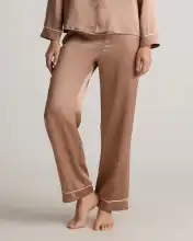 100% Washable Silk Satin Pajama Pant