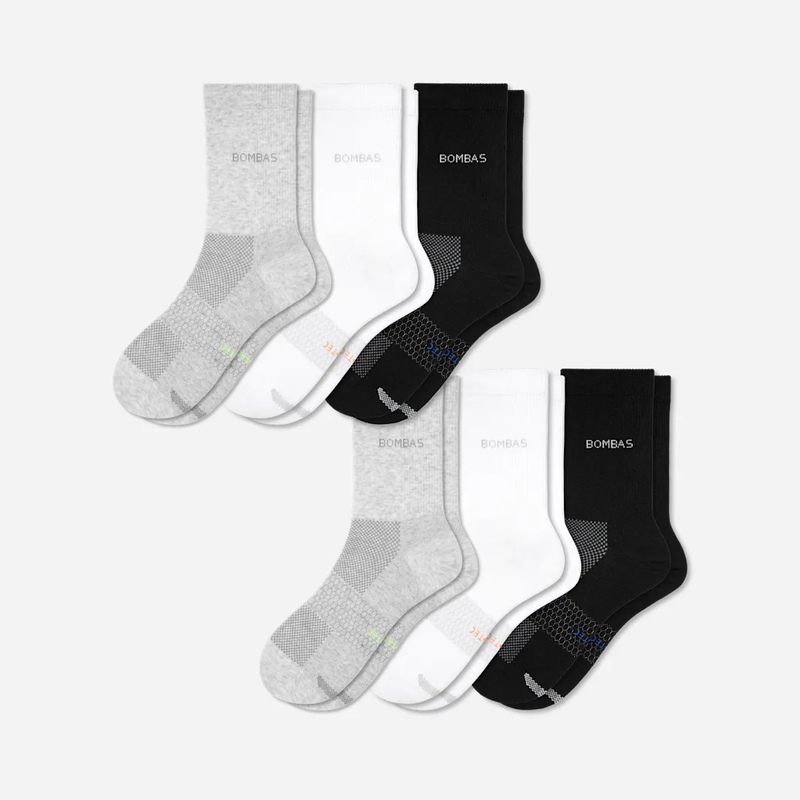 Women's Lightweight Athletic Half Calf Sock 6-Pack