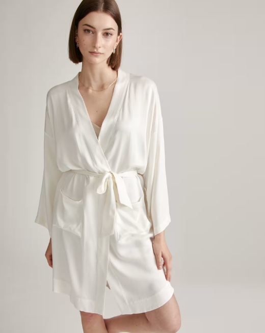 100% Washable Silk Robe