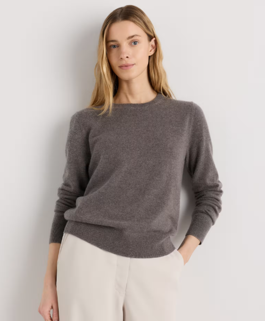 Mongolian Cashmere Crewneck Sweater