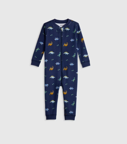 100% Organic Cotton One Piece Baby Pajama