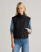 Featherless Quilted Puffer Vest