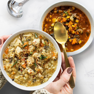 Vegetable & Chicken and Wild Rice