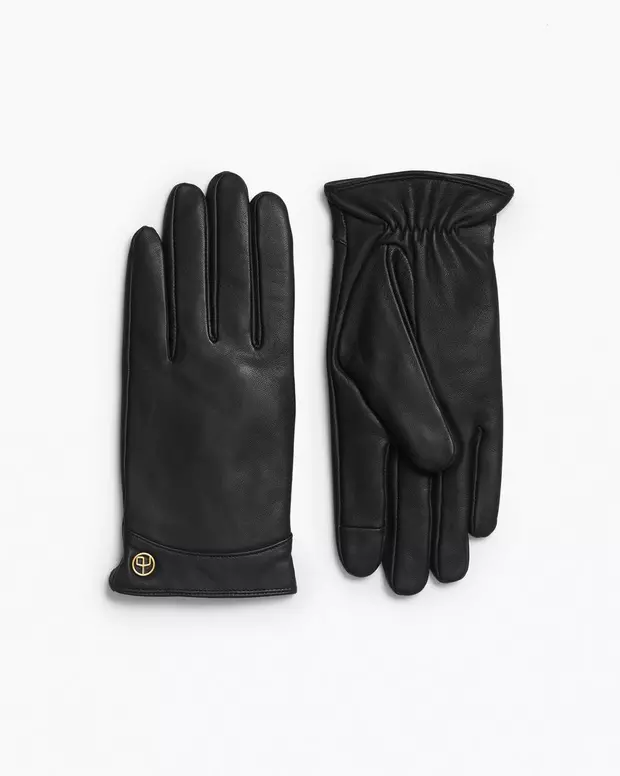 Joni Cashmere-Lined Leather Gloves
