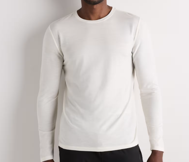 100% Merino Wool All-Season Long Sleeve Base Layer Tee