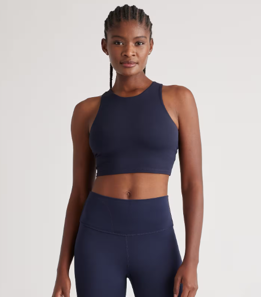 Ultra-Form High-Neck Cropped Tank