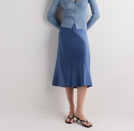 100% Washable Silk Skirt