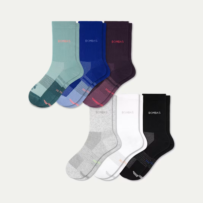 Women's Lightweight Athletic Half Calf Sock 6-Pack