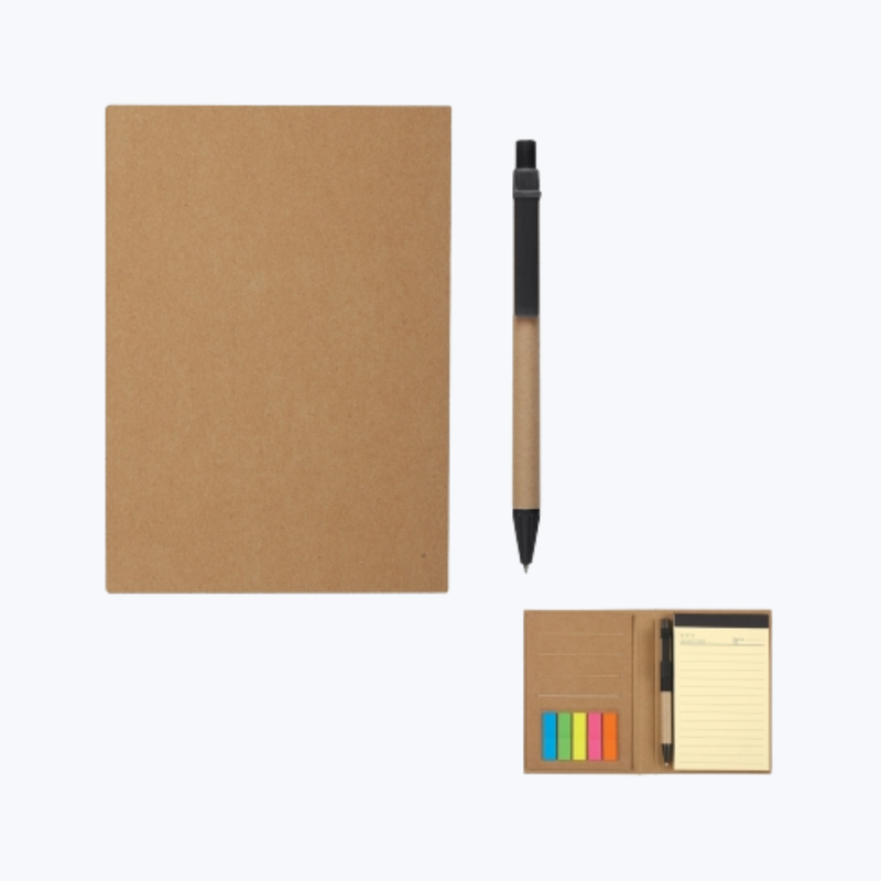 Branded Meeting Mate Notebook With Pen And Sticky Flags