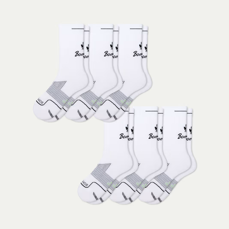 Men's Running Half Calf Sock 6-Pack