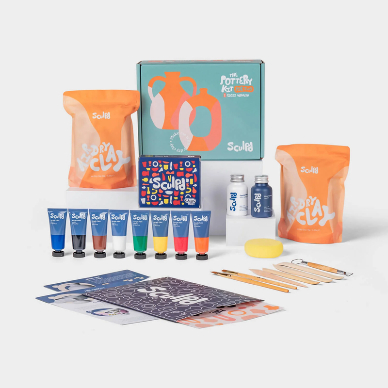 Sculpd Pottery Kit with Paint