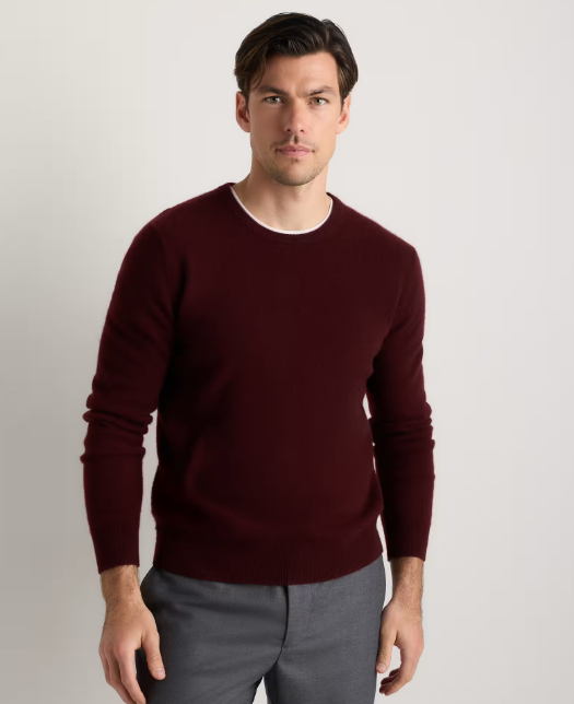 Mongolian Cashmere Crewneck Sweater