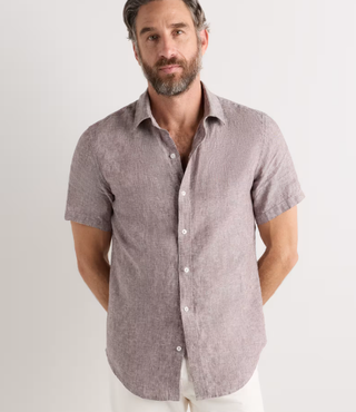 Taupe Brown Chambray