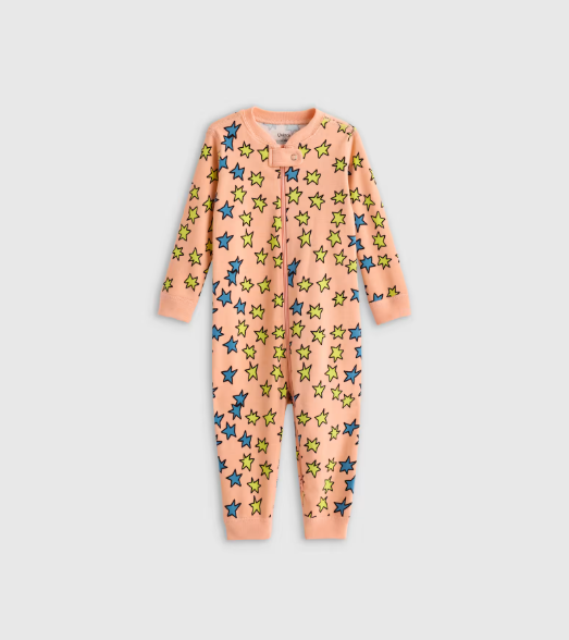 100% Organic Cotton One Piece Baby Pajama