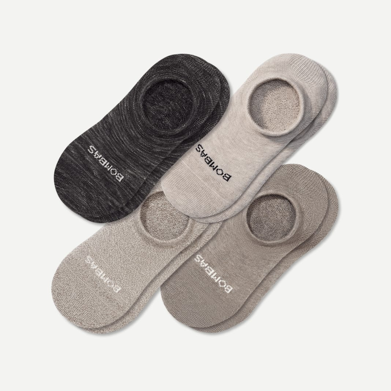 Men's Cushioned No Show Sock 4-Pack