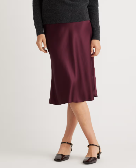 100% Washable Silk Skirt