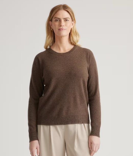 Mongolian Cashmere Crewneck Sweater
