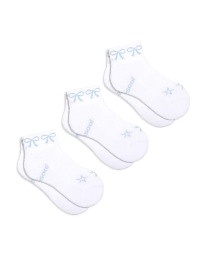 Holly Quarter Sock 3-Pack