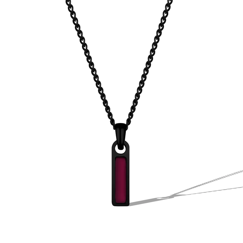 Stealth Birthstone Tag Necklace