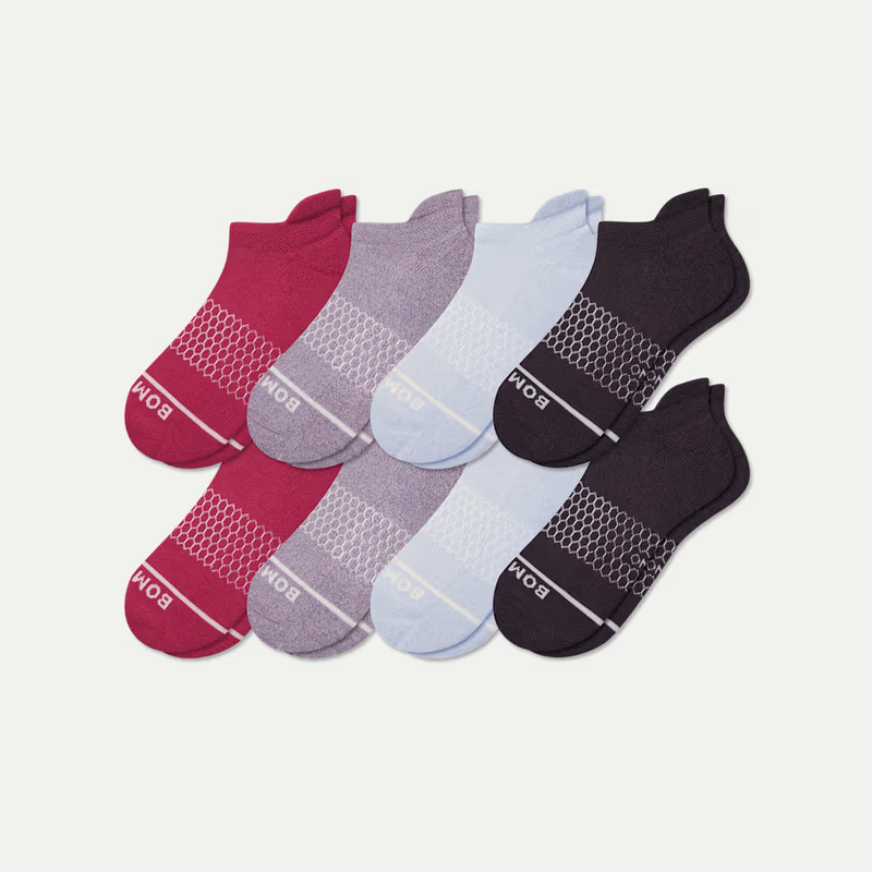 Women's Merino Wool Blend Ankle Sock 8-Pack
