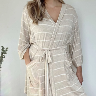 Oatmeal & Cream Stripe