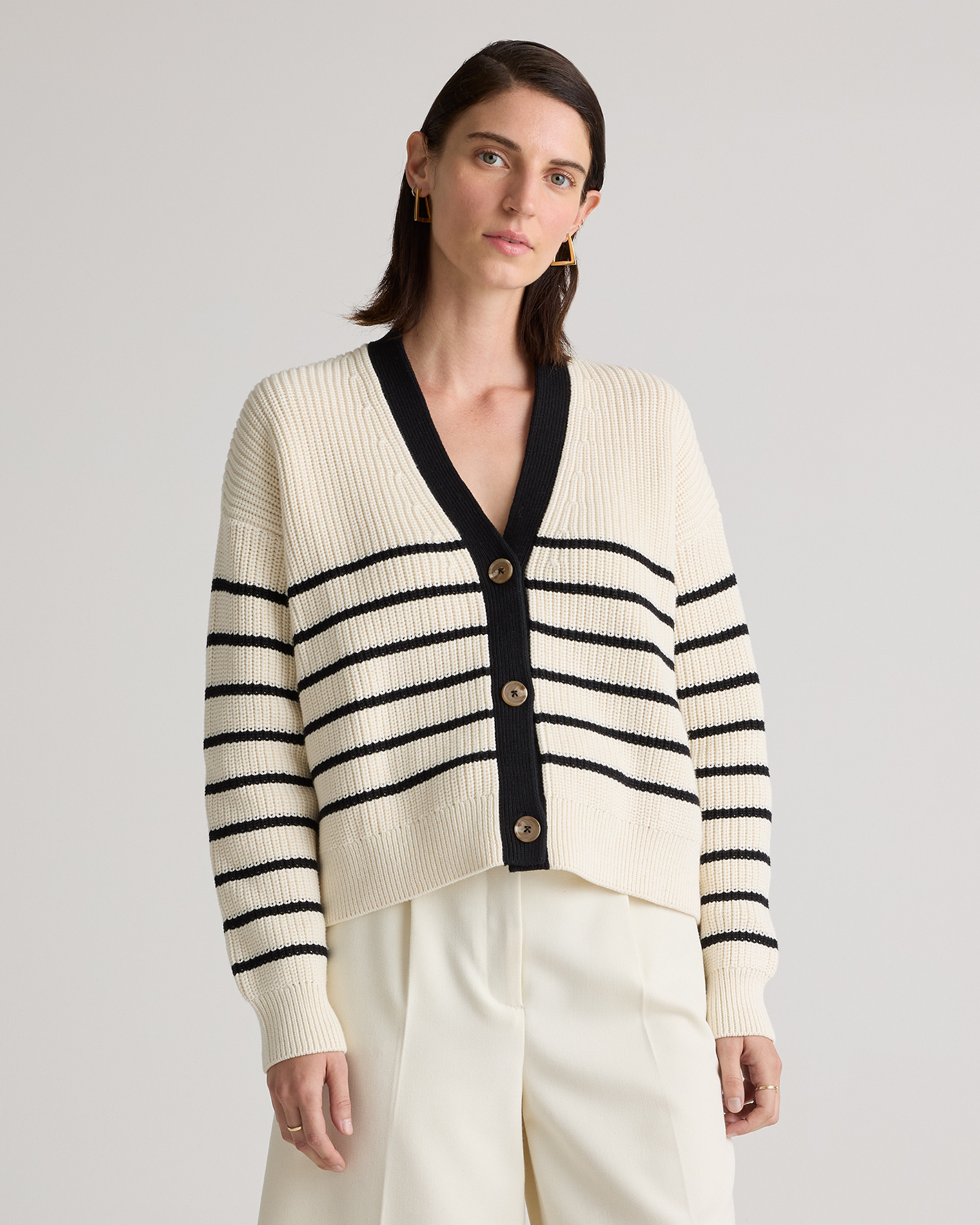 Offwhite & Black Stripe