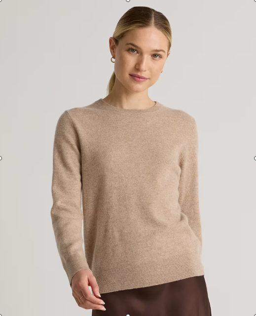 Mongolian Cashmere Crewneck Sweater