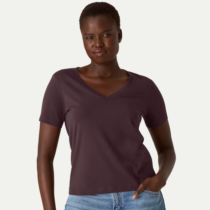 Women's Pima Cotton Crew Neck T-Shirt