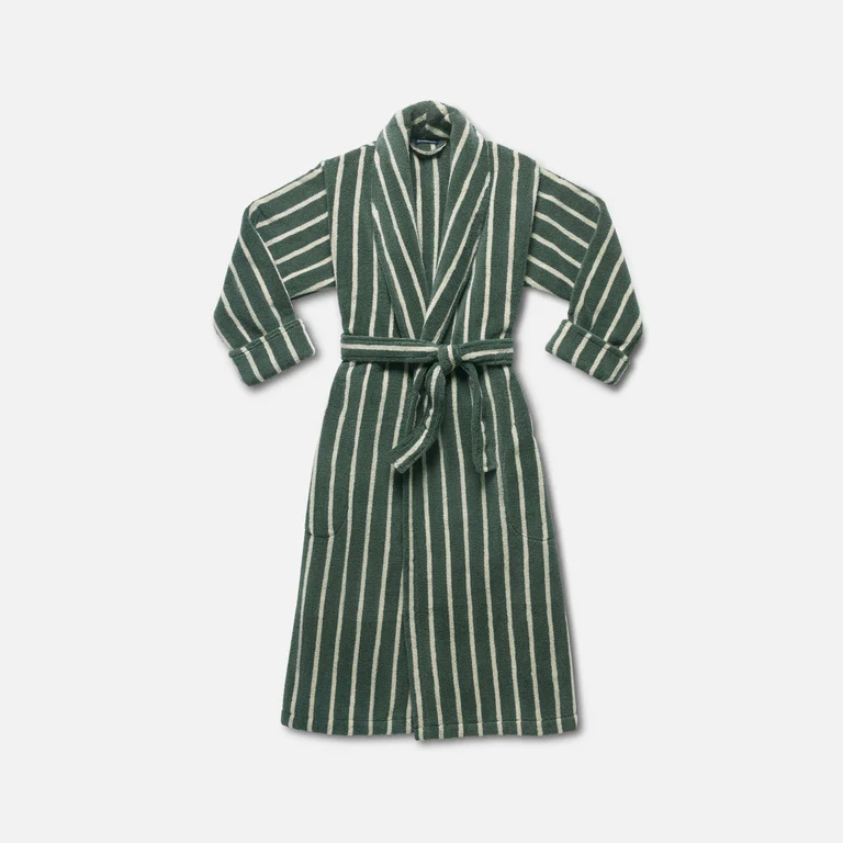 Striped Botanical Green