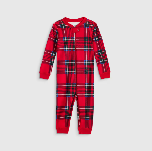 100% Organic Cotton One Piece Baby Pajama