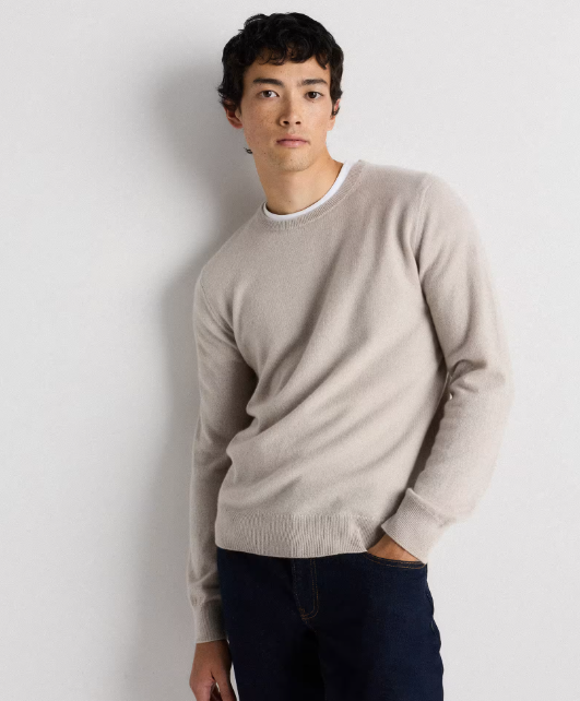 Mongolian Cashmere Crewneck Sweater