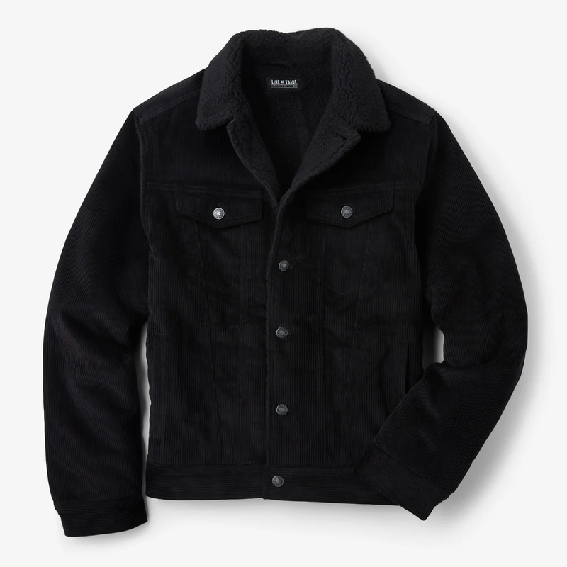 Montana Fleece-Lined Corduroy Trucker Jacket