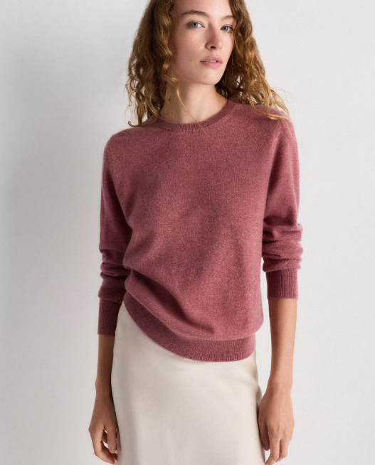 Mongolian Cashmere Crewneck Sweater