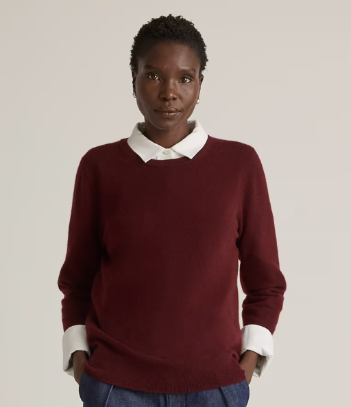 Mongolian Cashmere Crewneck Sweater