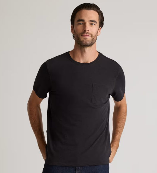 100% Organic Cotton Slub Pocket Tee