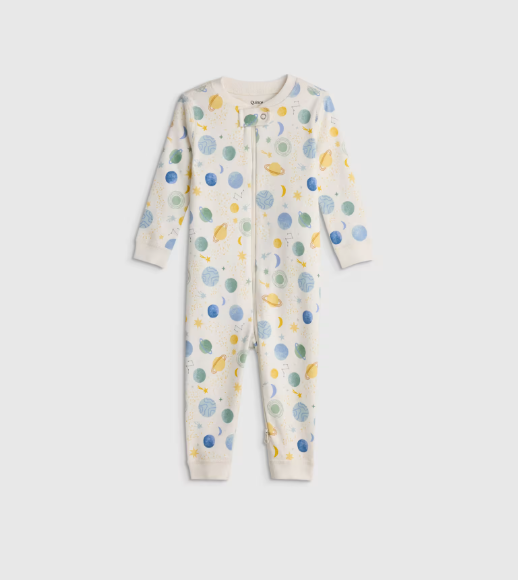 100% Organic Cotton One Piece Baby Pajama