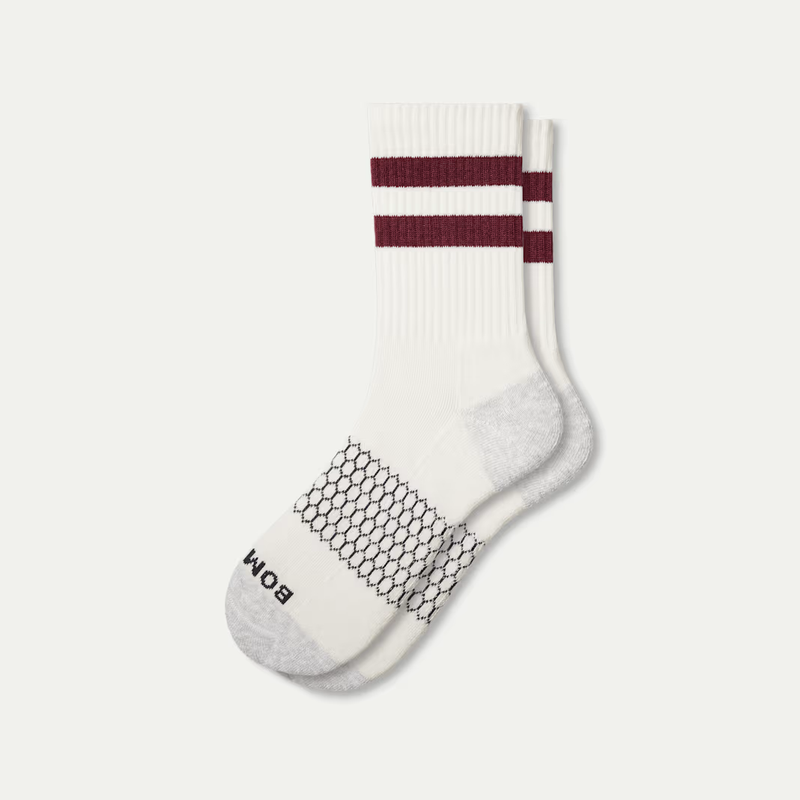 Women's Vintage Stripes Half Calf Socks