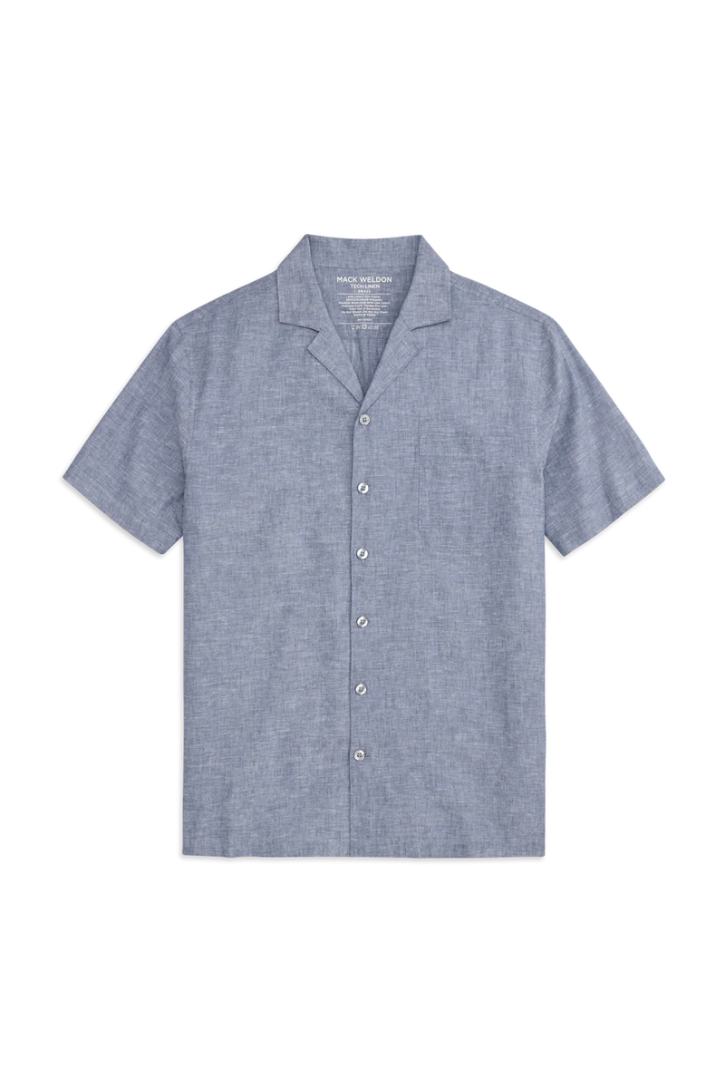Tech Linen Camp Shirt