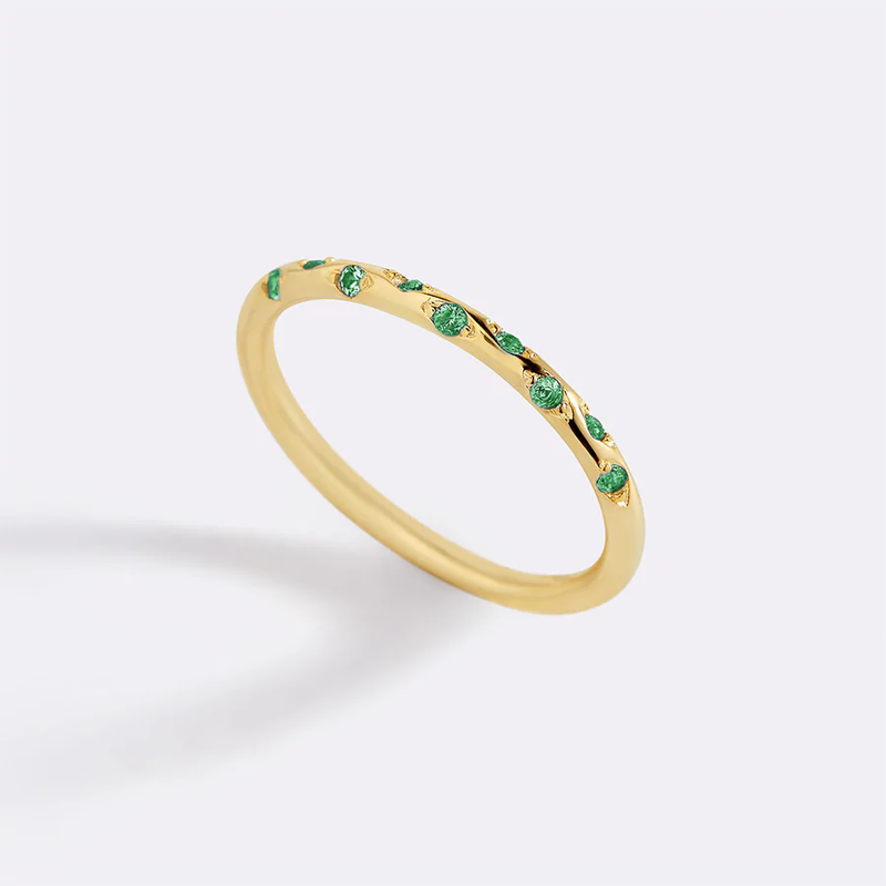 Dainty Constellation Birthstone Ring