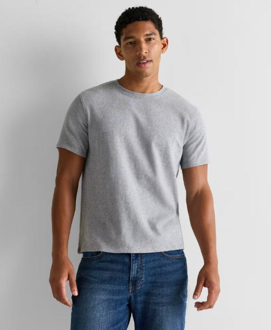 100% Organic Cotton Slub Crewneck Tee
