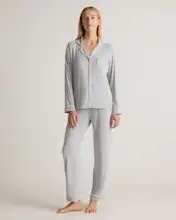 Bamboo Jersey Long Sleeve Pajama Set
