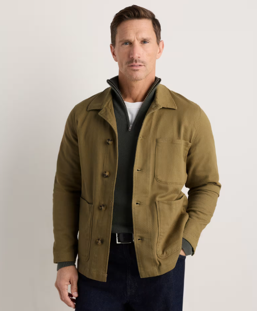 Organic Comfort Stretch Chore Jacket