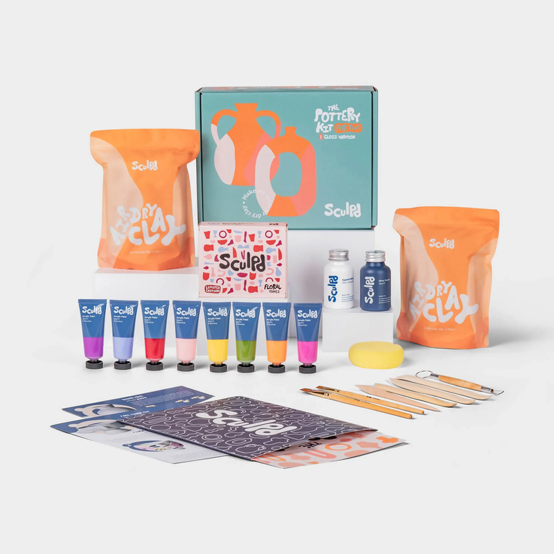 Sculpd Pottery Kit with Paint
